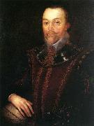 Marcus Gheeraerts Sir Francis Drake after 1590 Sweden oil painting artist